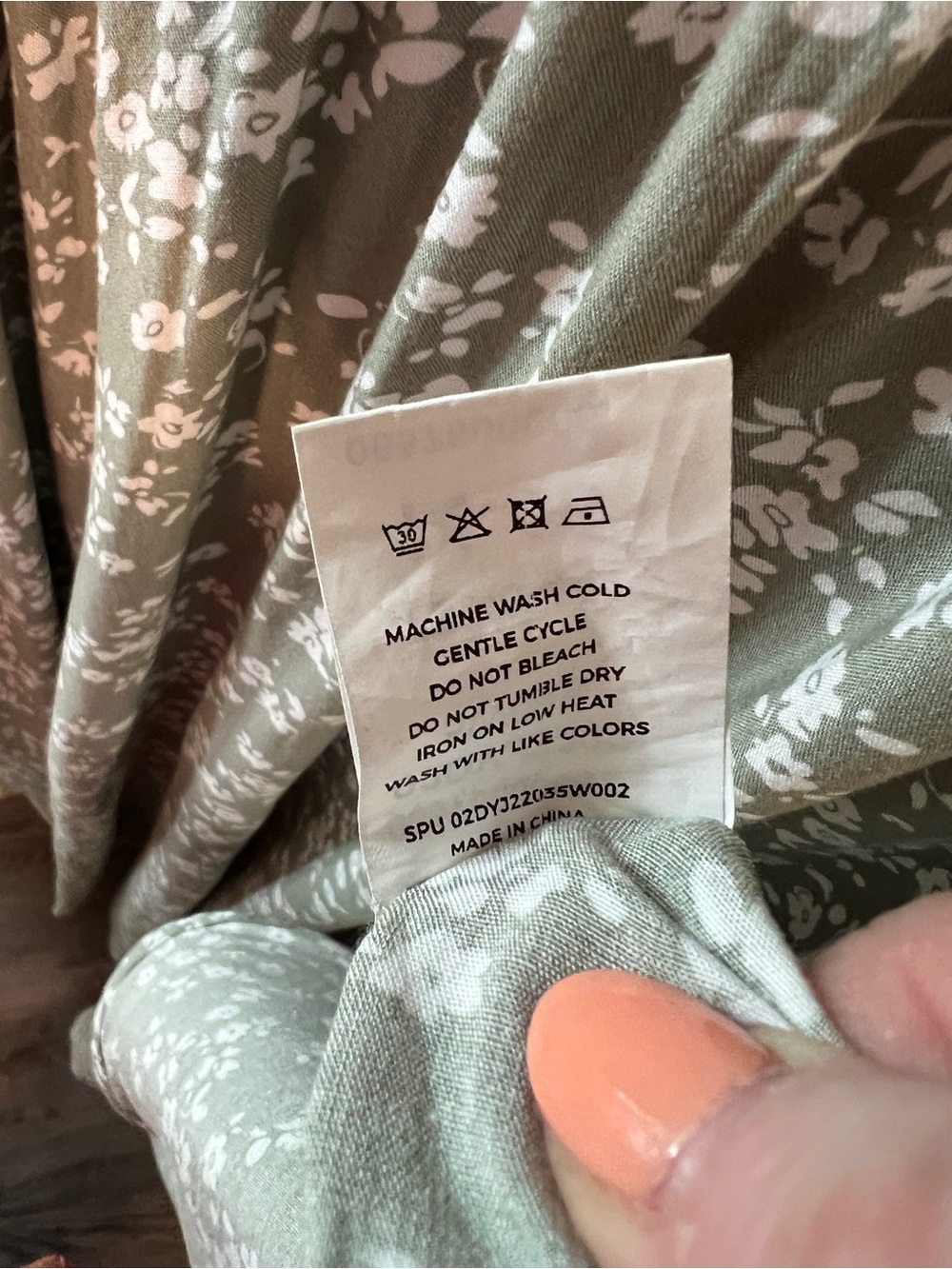 BloomChic Olive Green Floral Maxi Dress - Picture 8 of 8